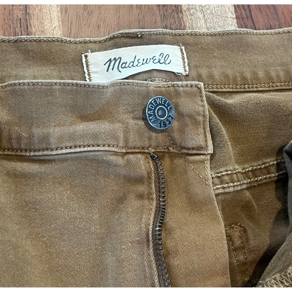 Madewell 9 High Riser Skinny Skinny Jeans Brown Tobacco Size 31 High Waist